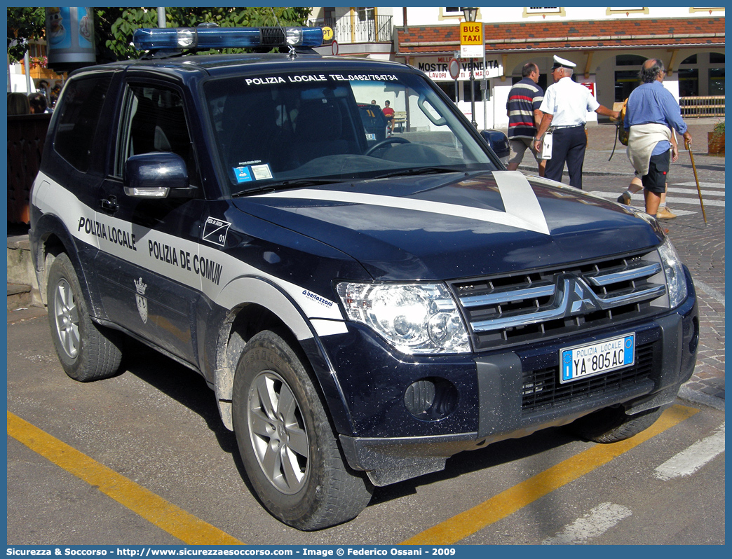 Polizia Locale YA805AC
Polizia Locale
Comune di Pozza di Fassa
Mitsubishi Pajero SWB IV serie
Parole chiave: Polizia;Locale;Municipale;Pozza di Fassa;Mitsubishi;Pajero;SWB;YA805AC