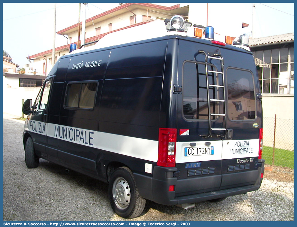 -
Polizia Municipale
Consorzio Padova Ovest
Fiat Ducato II serie restyling
Parole chiave: Polizia;Locale;Municipale;Padova Ovest;Cervarese Santa Croce;Mestrino;Rubano;Selvazzano Dentro;Veggiano;Fiat;Ducato