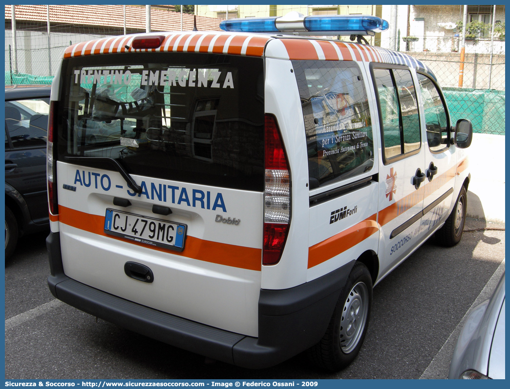 005-32
118 Trentino Emergenza
Fiat Doblò I serie
Allestitore EDM S.r.l.
(I variante)
Parole chiave: 118;Trentino;Emergenza;Trento;Automedica;Autosanitaria;Fiat;Doblò;EDM