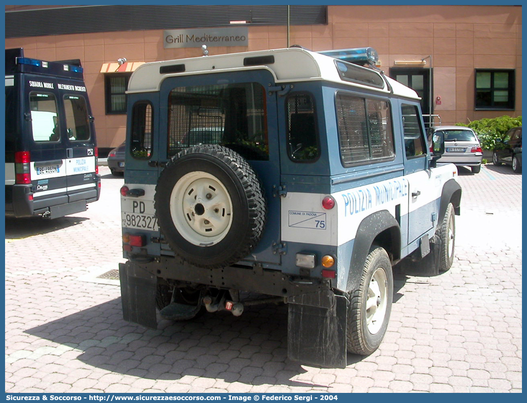 -
Polizia Municipale
Comune di Padova
Land Rover Defender 90
Parole chiave: Polizia;Locale;Municipale;Padova;Land Rover;Defender;90