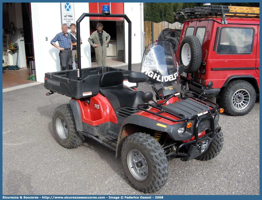 VF S65TN
Corpo Vigili del Fuoco Volontari Campitello di Fassa
Bombardier Traxter XL
Parole chiave: VF;V.F.;Vigili del Fuoco;Vigili;Fuoco;Volontari;Campitello di Fassa;Bombardier;Traxter XL;S65TN