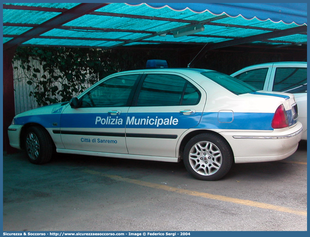 -
Polizia Municipale
Comune di Sanremo
Rover 45 I serie
Allestitore Orlandi S.r.l.
Parole chiave: Polizia;Municipale;Locale;Sanremo;Rover;45;Orlandi