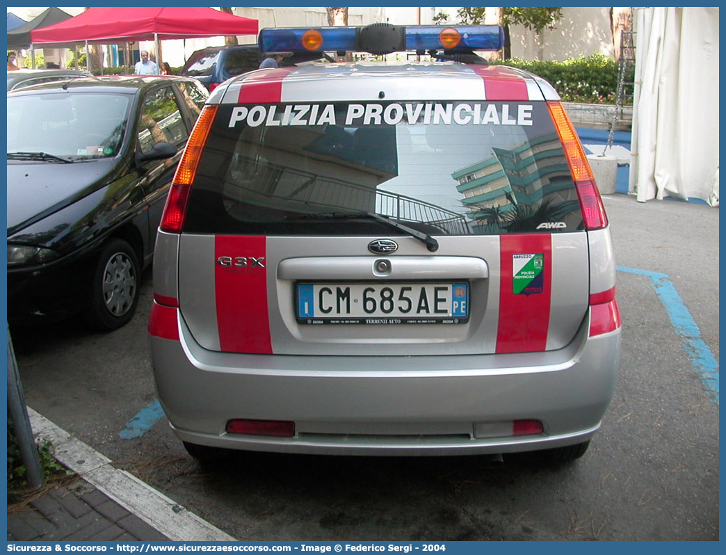 -
Polizia Provinciale
Provincia di Pescara
Subaru G3X
Parole chiave: Polizia;Locale;Provinciale;Pescara;Subaru;G3X