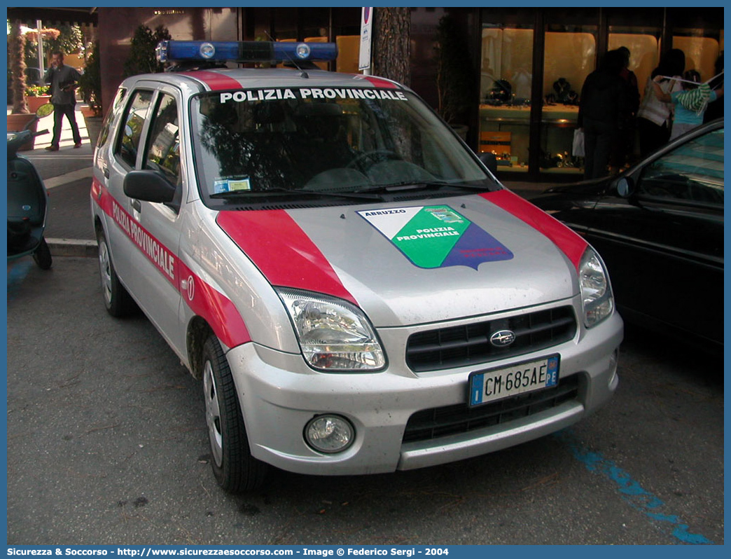 -
Polizia Provinciale
Provincia di Pescara
Subaru G3X
Parole chiave: Polizia;Provinciale;Pescara;Subaru;G3X