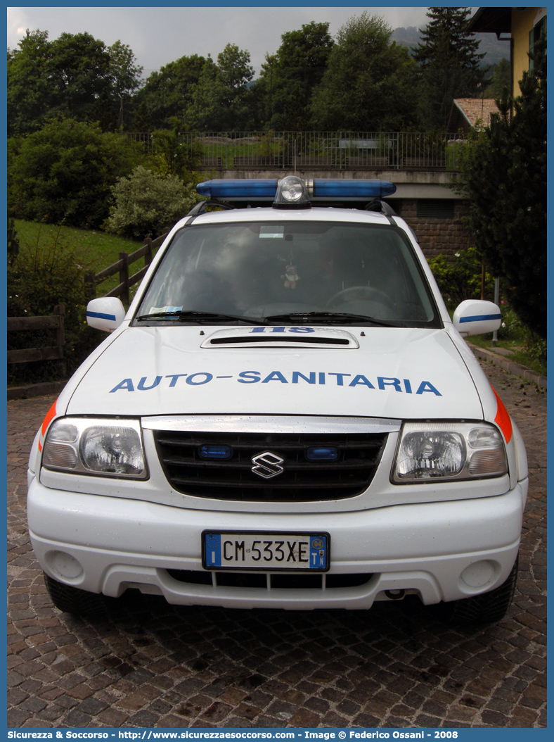 011-31
118 Trentino Emergenza
Suzuki Grand Vitara II serie
Allestitore EDM S.r.l.
Parole chiave: 118;Trentino;Emergenza;Trento;Automedica;Autosanitaria;Suzuki;Grand Vitara;EDM