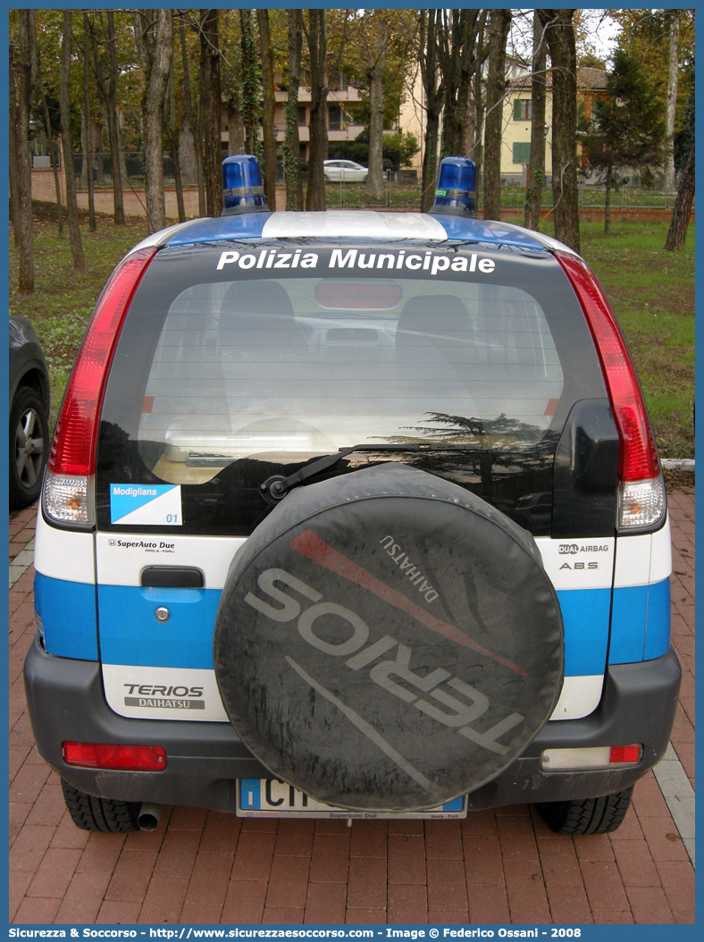 -
Polizia Municipale
Comune di Modigliana
Daihatsu Terios II serie
Parole chiave: Polizia;Locale;Municipale;Modigliana;Daihatsu;Terios