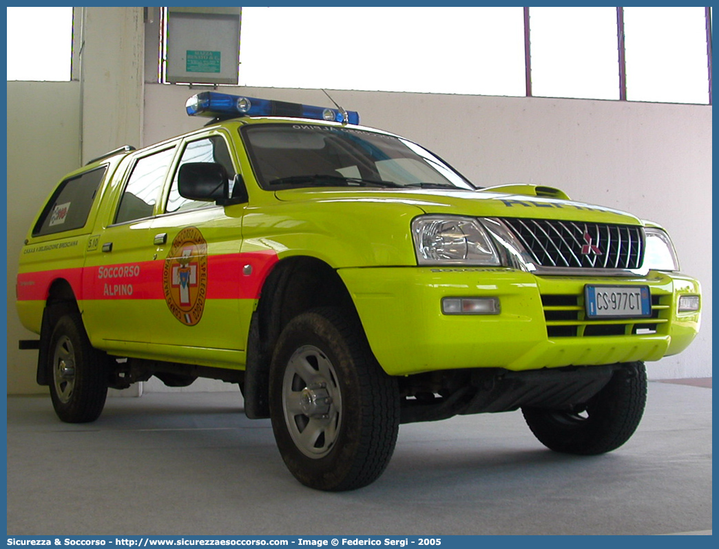 5.10
Corpo Nazionale
Soccorso Alpino e Speleologico
Delegazione Alpina V Bresciana
Mitsubishi L200 III serie
Parole chiave: CNSAS;C.N.S.A.S.;Corpo;Nazionale;Soccorso;Alpino;Speleologico;Lombardia;SASL;S.A.S.L.;Mitsubishi;L200