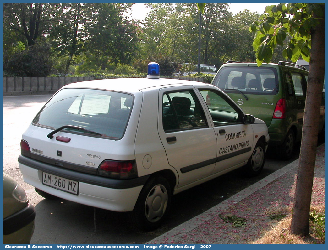 -
Polizia Locale
Comune di Castano Primo
Renault Clio I serie
Parole chiave: PM;PL;P.M.;P.L.;Polizia;Locale;Municipale;Castano Primo;Renault;Clio;I serie