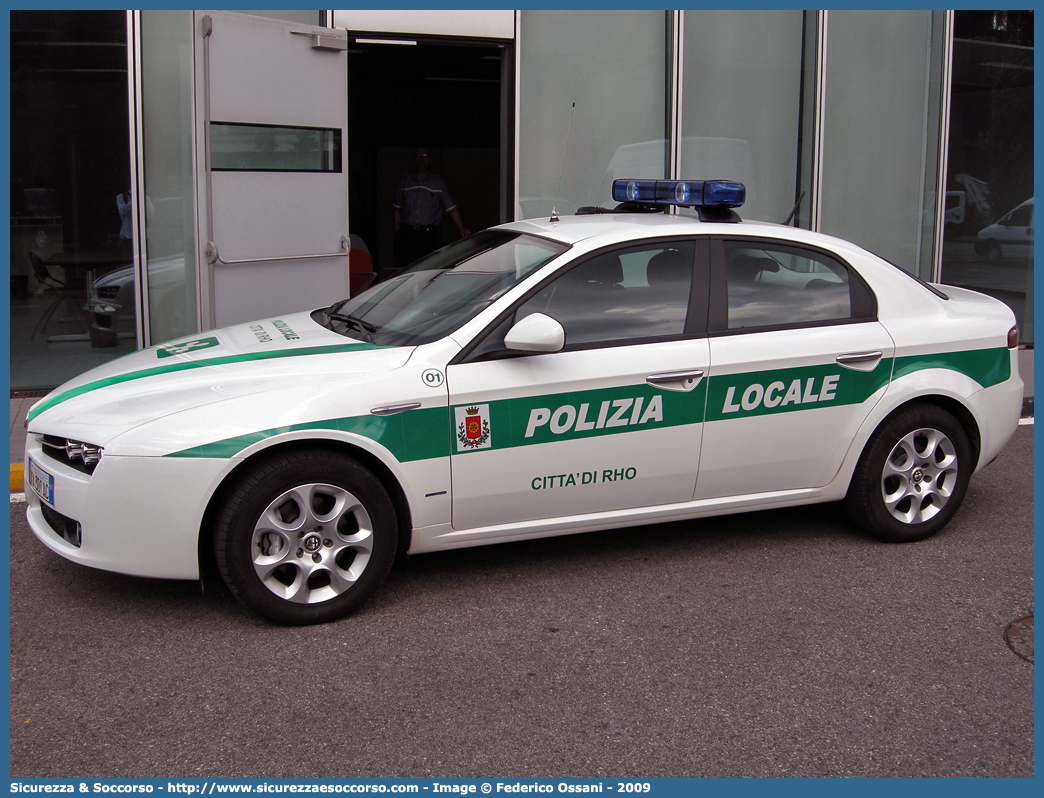 Polizia Locale YA301AC
Polizia Locale
Comune di Rho
Alfa Romeo 159
Parole chiave: Polizia;Locale;Municipale;Rho;Alfa Romeo;159;YA301AC