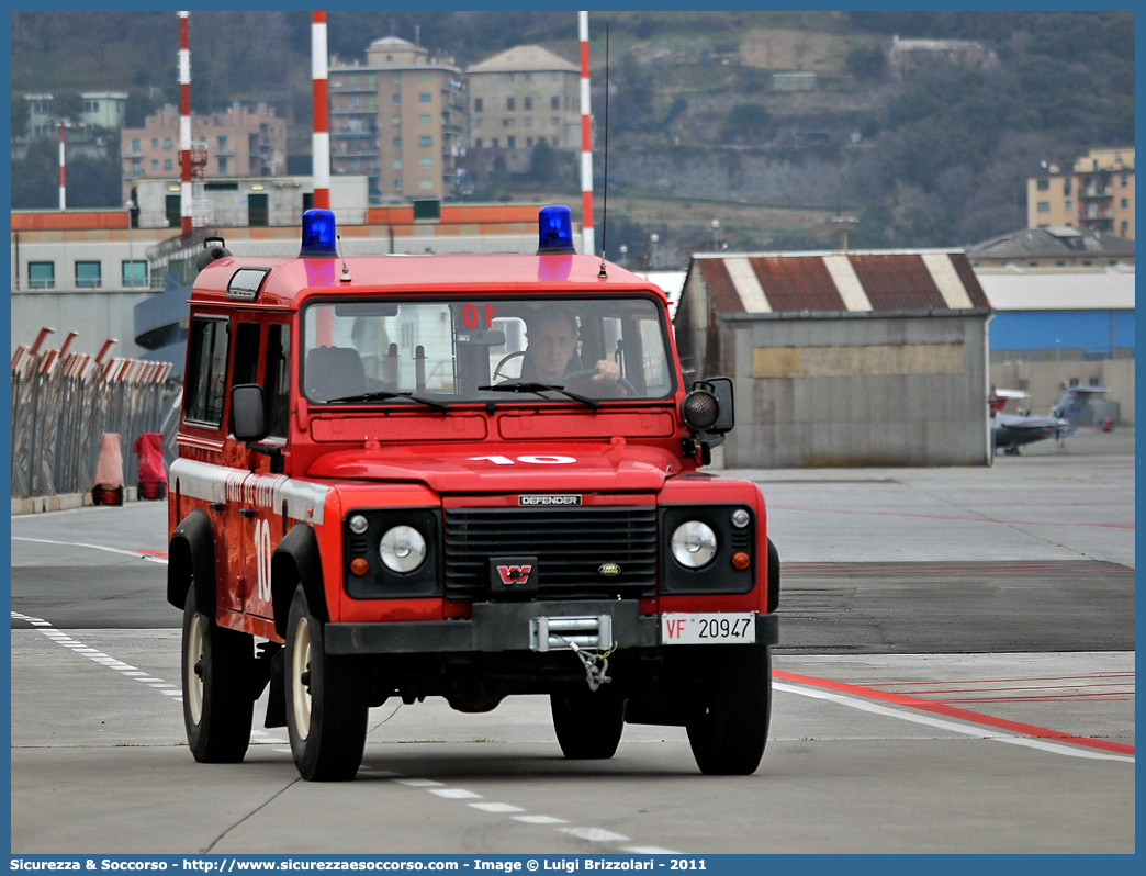 VF 20947
Corpo Nazionale Vigili del Fuoco
Nucleo Aeroportuale
Land Rover Defender 110
Parole chiave: Corpo;Nazionale;Vigili del Fuoco;Vigili;Fuoco;Land Rover;Defender;110;Aeroportuale