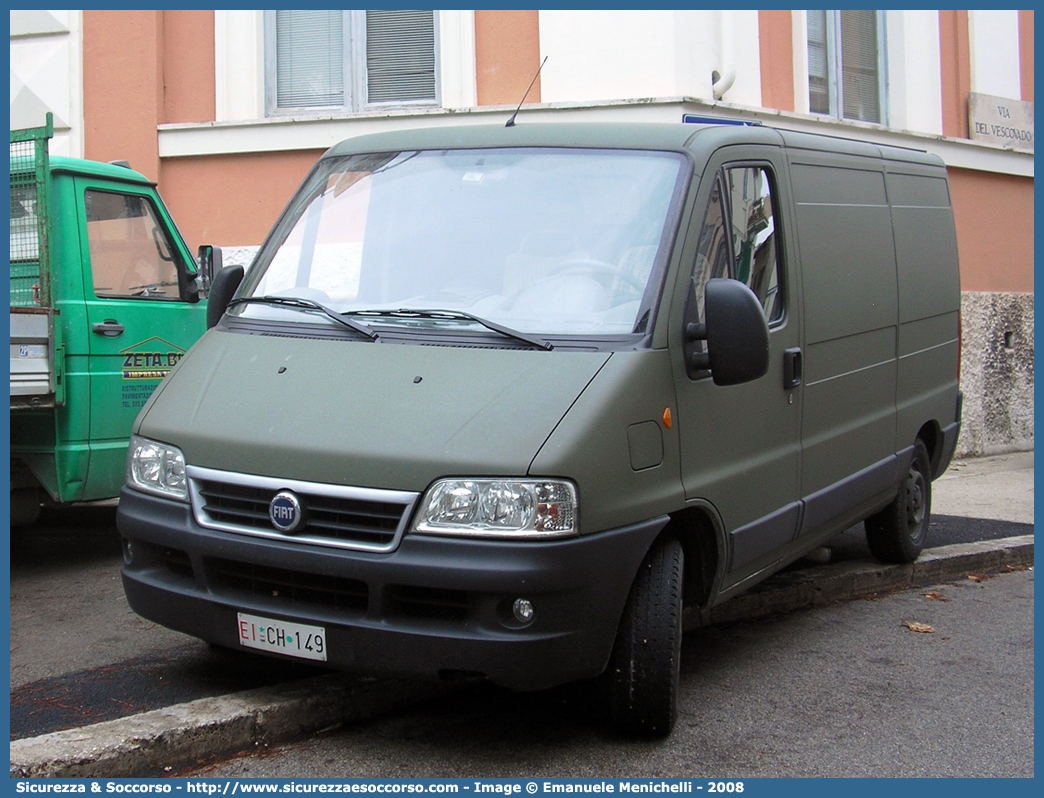 EI CH149
Esercito Italiano
Fiat Ducato II serie restyling
Parole chiave: EI;E.I.;Esercito;Italiano;Mezzi;da;Cantiere;Trasporto;Materiali;Supporto;Logistico;Fiat;Ducato;CH149