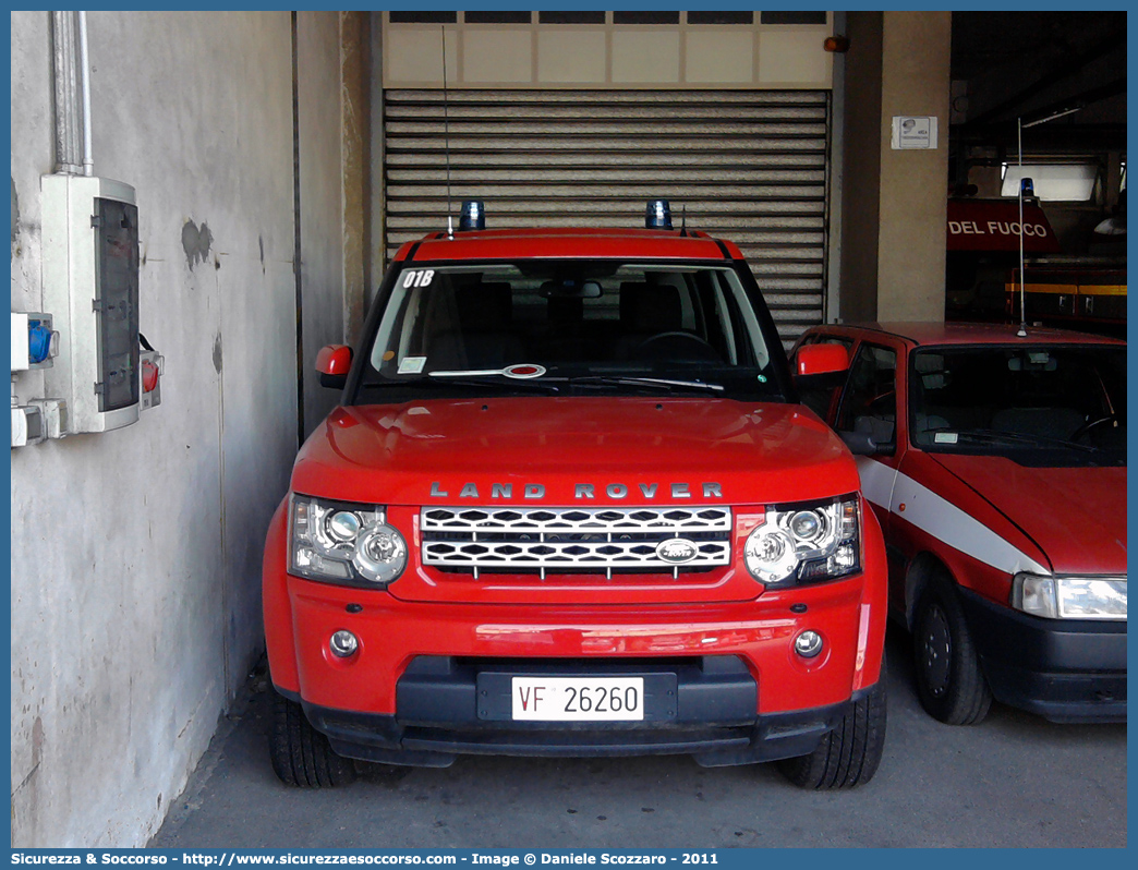 VF 26260
Corpo Nazionale Vigili del Fuoco
Land Rover Discovery 4
Parole chiave: Corpo;Nazionale;Vigili del Fuoco;Vigili;Fuoco;Land Rover;Discovery