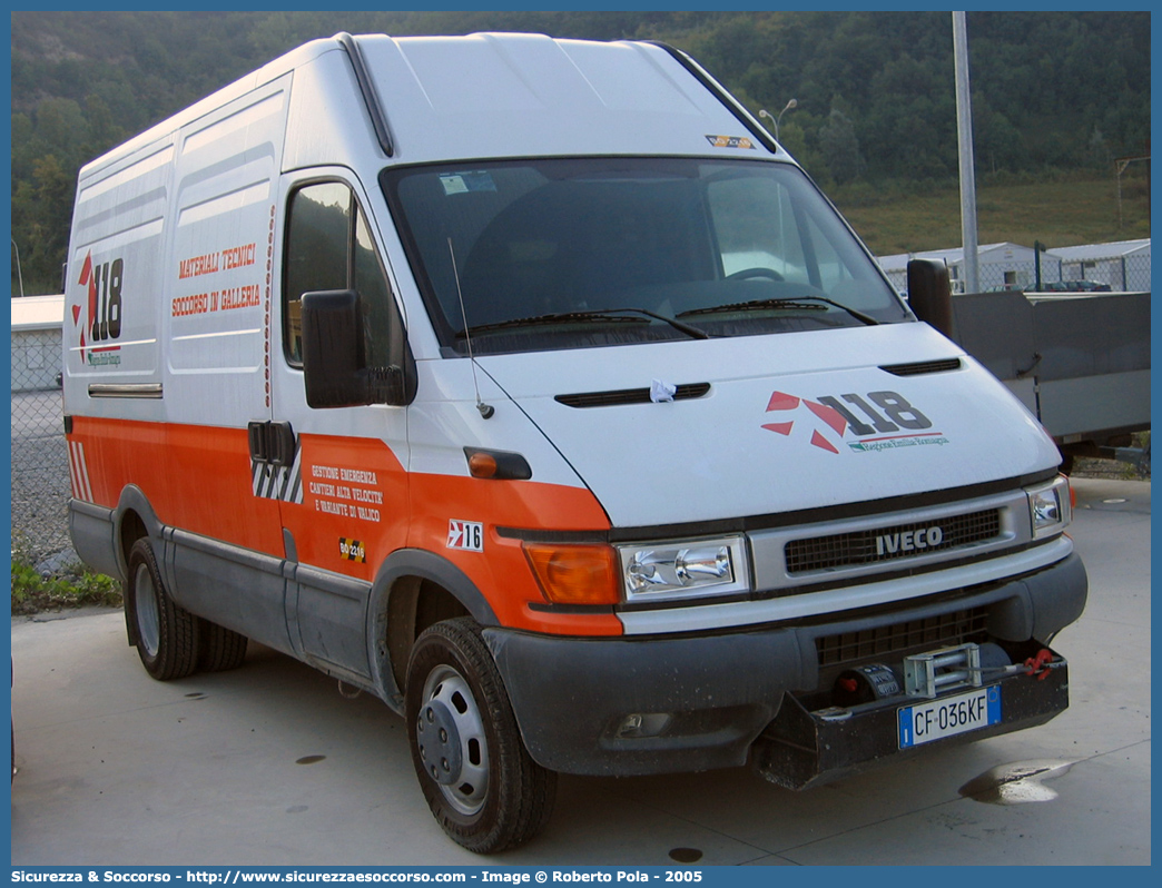 BO 2216
118 Bologna Soccorso
Iveco Daily III serie
Parole chiave: 118;Bologna;Soccorso;Iveco;Daily;GECAV;Gestione;Emergenze;Cantieri;Alta Velocità;Variante di Valico;Galleria