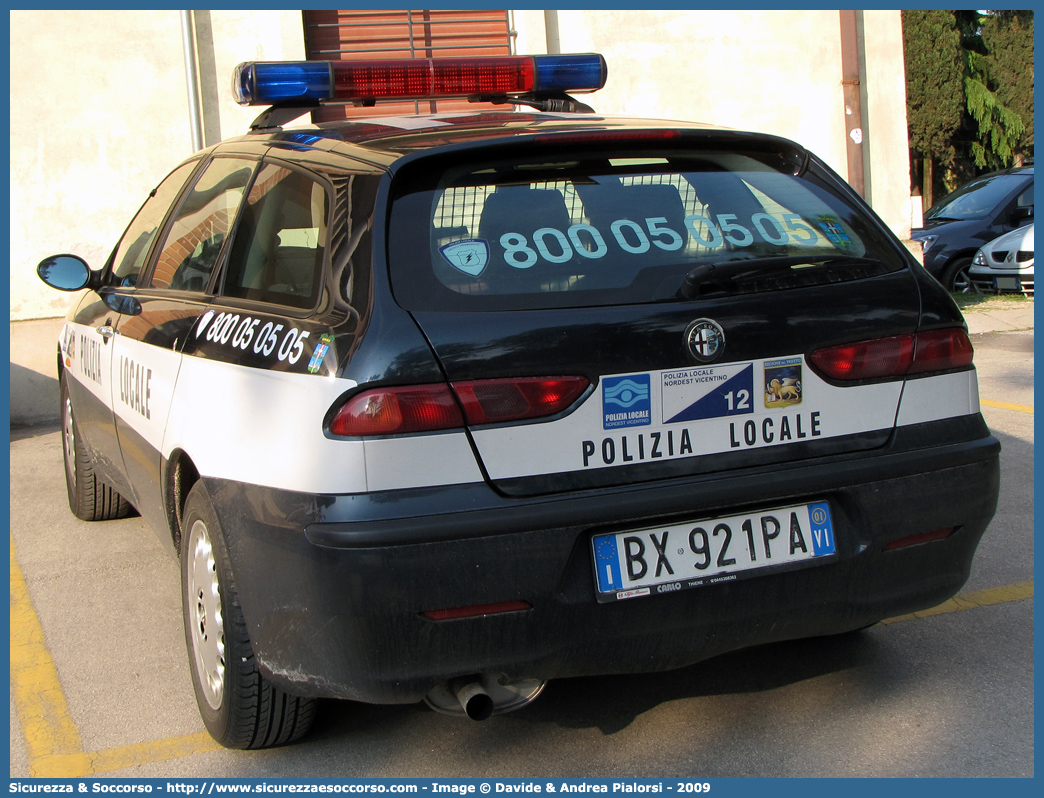 -
Polizia Locale
Consorzio Nord Est Vicentino
Alfa Romeo 156 Sportwagon I serie
Parole chiave: Municipale;NEVI;Thiene;Chiuppano;Dueville;Caltrano;Sandrigo;Sarcedo;Lusiana;Zanè;Zugliano;Schiavon;Fara Vicentino;Calvene;Lugo di Vicenza;Bolzano Vicentino;Bressanvido;Villaverla;Carrè;Montecchio Precalcino;Monticello Conte Otto;Alfa Romeo;156;Sportwago