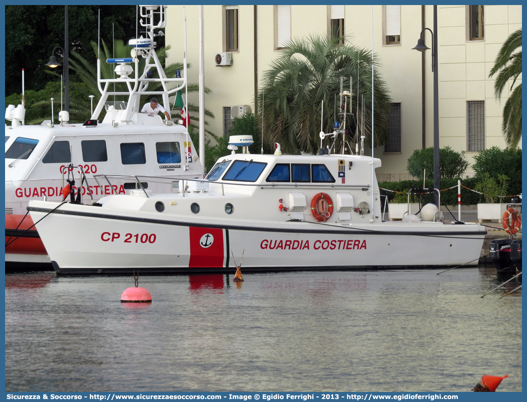 CP 2100
Corpo delle Capitanerie di Porto
Guardia Costiera
Vedetta Veloce Classe 2084
Parole chiave: Guardia;Costiera;Capitaneria;Capitanerie;Porto;Vedetta;Vedette;Veloce;Veloci;Classe;2084;CP;C.P.;G.C.;GC;CP2100;CP 2100