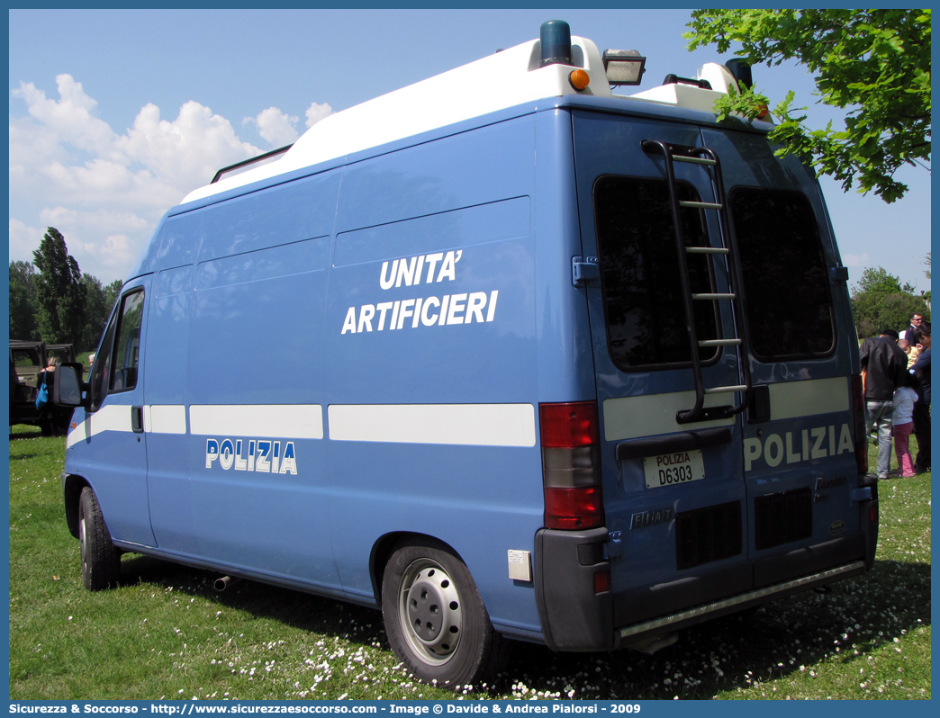 Polizia D6303
Polizia di Stato
Artificieri Antisabotaggio
Fiat Ducato II serie
Parole chiave: D6303;PS;P.S.;Polizia;Stato;Polizia di Stato;Artificieri;Antisabotaggio;Fiat;Ducato