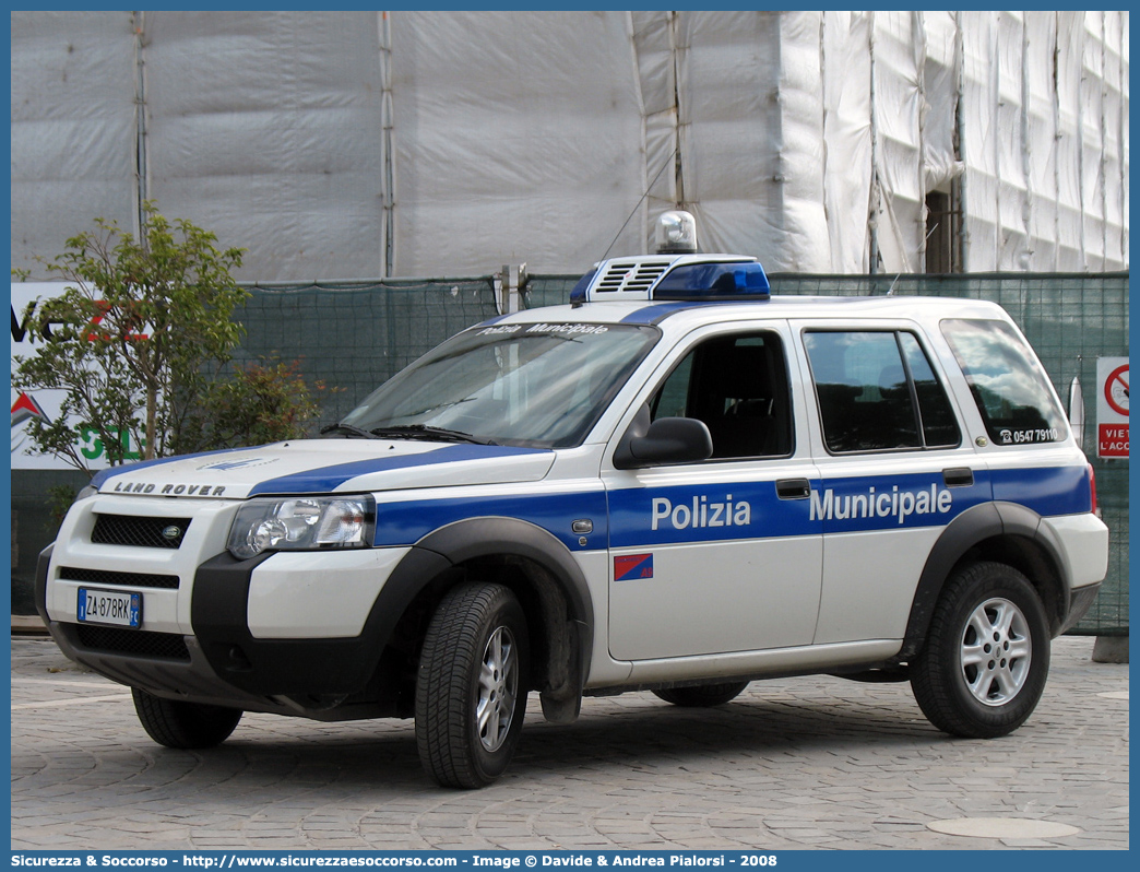 -
Polizia Municipale
Comune di Cesenatico
Land Rover Freelander
I serie restyling
Parole chiave: Polizia;Locale;Municipale;Cesenatico;Land Rover;Freelander