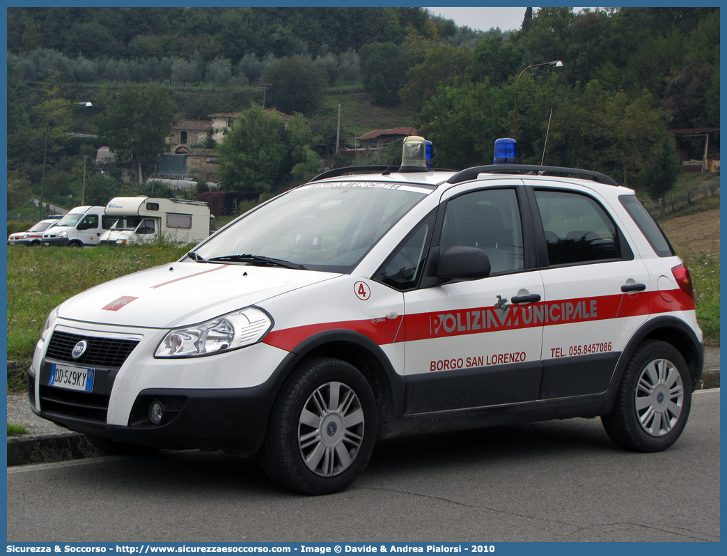 -
Polizia Municipale
Comune di Borgo San Lorenzo
Fiat Sedici I serie
Allestitore Ciabilli S.r.l.
Parole chiave: Polizia;Locale;Municipale;Borgo San Lorenzo;Fiat;Sedici;Ciabilli