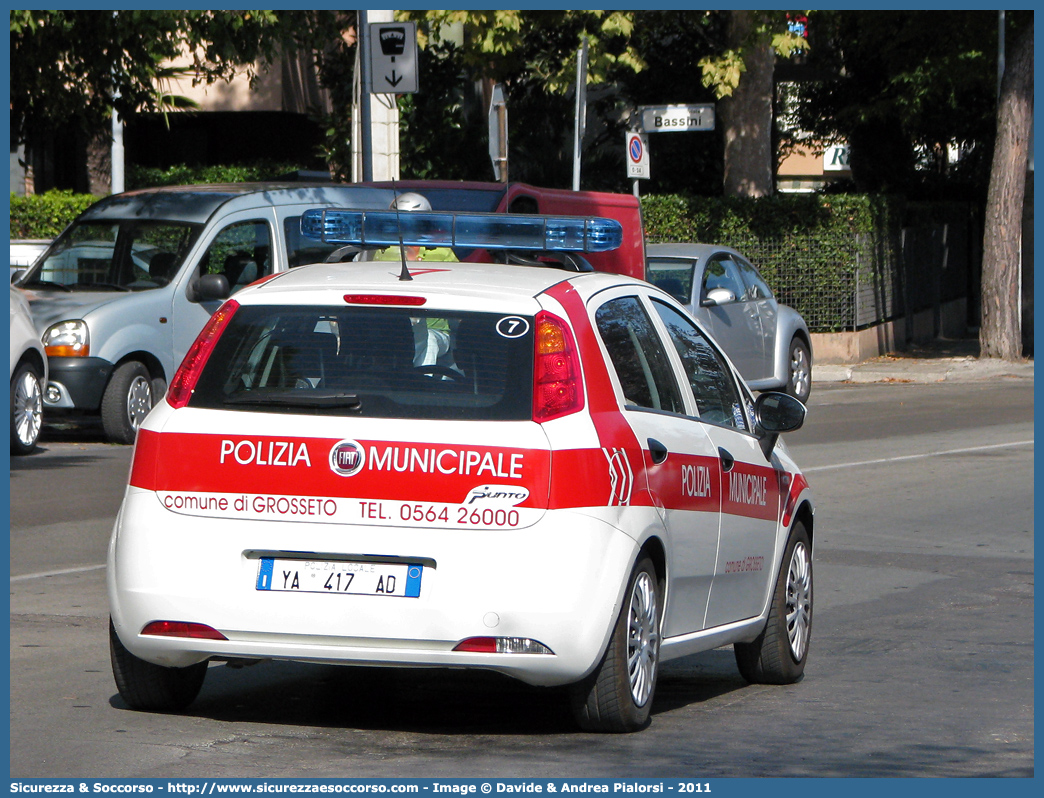 Polizia Locale YA417AD
Polizia Municipale
Comune di Grosseto
Fiat Grande Punto
Parole chiave: Polizia;Locale;Municipale;Grosseto;Fiat;Grande Punto