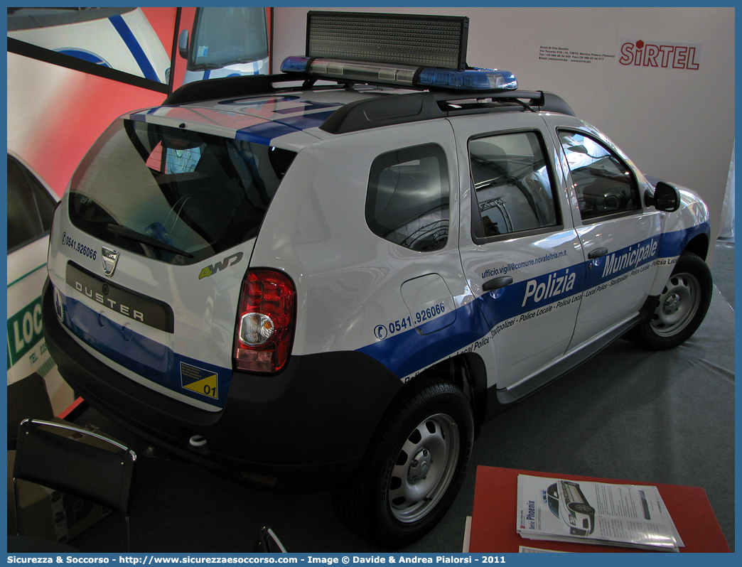 -
Polizia Municipale
Comune di Novafeltria
Dacia Duster
Allestitore Focaccia Group S.r.l.
Parole chiave: Polizia;Municipale;Locale;Novafeltria;Dacia;Duster;Focaccia