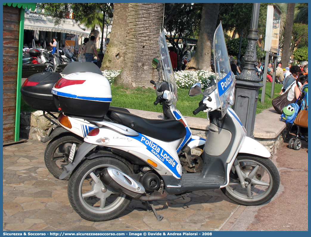 -
Polizia Locale
Comune di Rapallo
Piaggio Liberty II serie
Parole chiave: Polizia;Locale;Municipale;Rapallo;Piaggio;Liberty