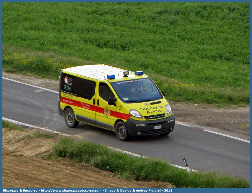 SA 071
Corpo Nazionale
Soccorso Alpino e Speleologico
Delegazione Alpina
XXV Emilia Romagna
Opel Vivaro I serie
Parole chiave: CNSAS;C.N.S.A.S.;Corpo;Nazionale;Soccorso;Alpino;Speleologico;Emilia;Romagna;SAER;S.A.E.R.;Opel;Vivaro