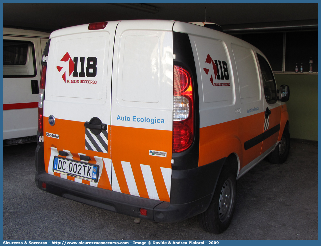 -
118 Romagna Soccorso
Ambito Territoriale di Rimini
Fiat Doblò I serie restyling
Parole chiave: 118;Romagna;Soccorso;Rimini;Automedica;Fiat;Doblò