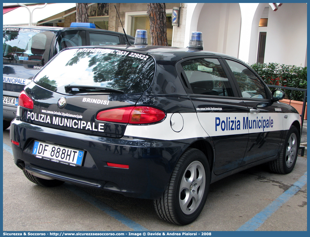 -
Polizia Municipale
Comune di Brindisi
Alfa Romeo 147 II serie
Parole chiave: Polizia;Locale;Municipale;Brindisi;Alfa Romeo;147