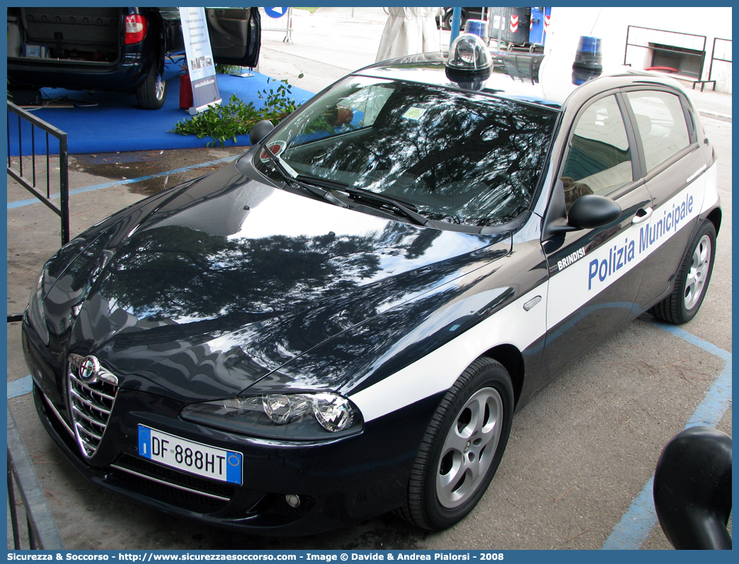 -
Polizia Municipale
Comune di Brindisi
Alfa Romeo 147 II serie
Parole chiave: Polizia;Locale;Municipale;Brindisi;Alfa Romeo;147