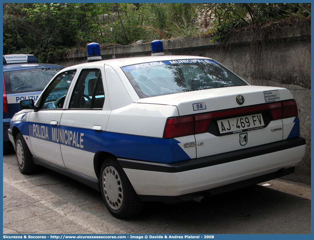 -
Polizia Municipale
Comune di San Benedetto del Tronto
Alfa Romeo 155
Parole chiave: Polizia;Locale;Municipale;San Benedetto del Tronto;Alfa Romeo;155