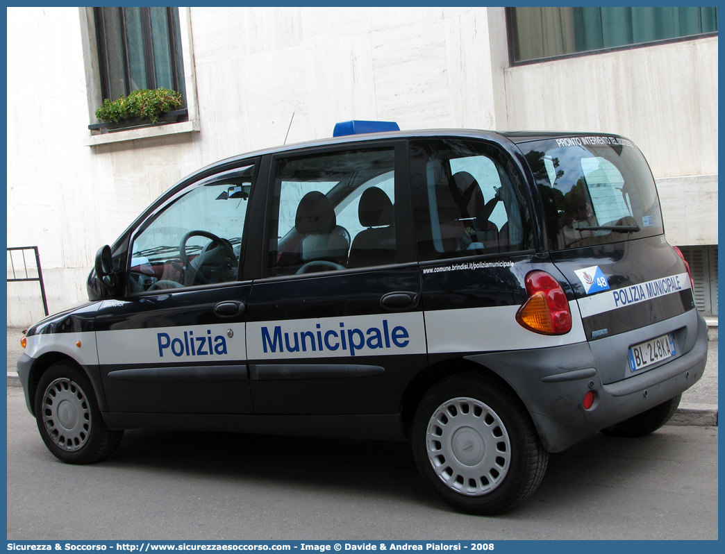 -
Polizia Municipale
Comune di Brindisi
Fiat Multipla I serie
Parole chiave: Polizia;Locale;Municipale;Brindisi;Fiat;Multipla