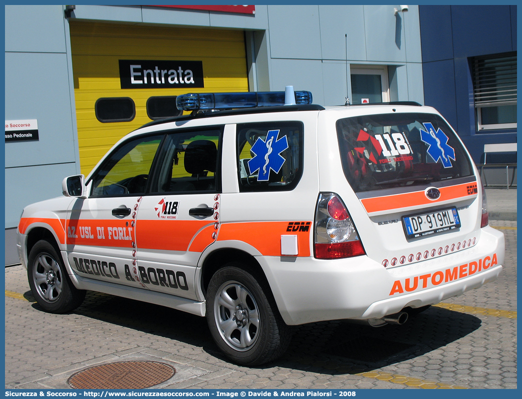 -
118 Romagna Soccorso
Ambito Territoriale di Forlì
Subaru Forester IV serie
Allestitore EDM S.r.l.
Parole chiave: 118;Romagna;Soccorso;Forlì;Forli;Automedica;Automedicalizzata;Auto Medica;Auto Medicalizzata;Subaru;Forester;EDM