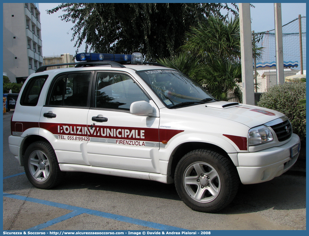 -
Polizia Municipale
Comune di Firenzuola
Suzuki Grand Vitara II serie
Allestitore Bertazzoni S.r.l.
Parole chiave: Polizia;Locale;Municipale;Firenzuola;Suzuki;Grand Vitara;Bertazzoni