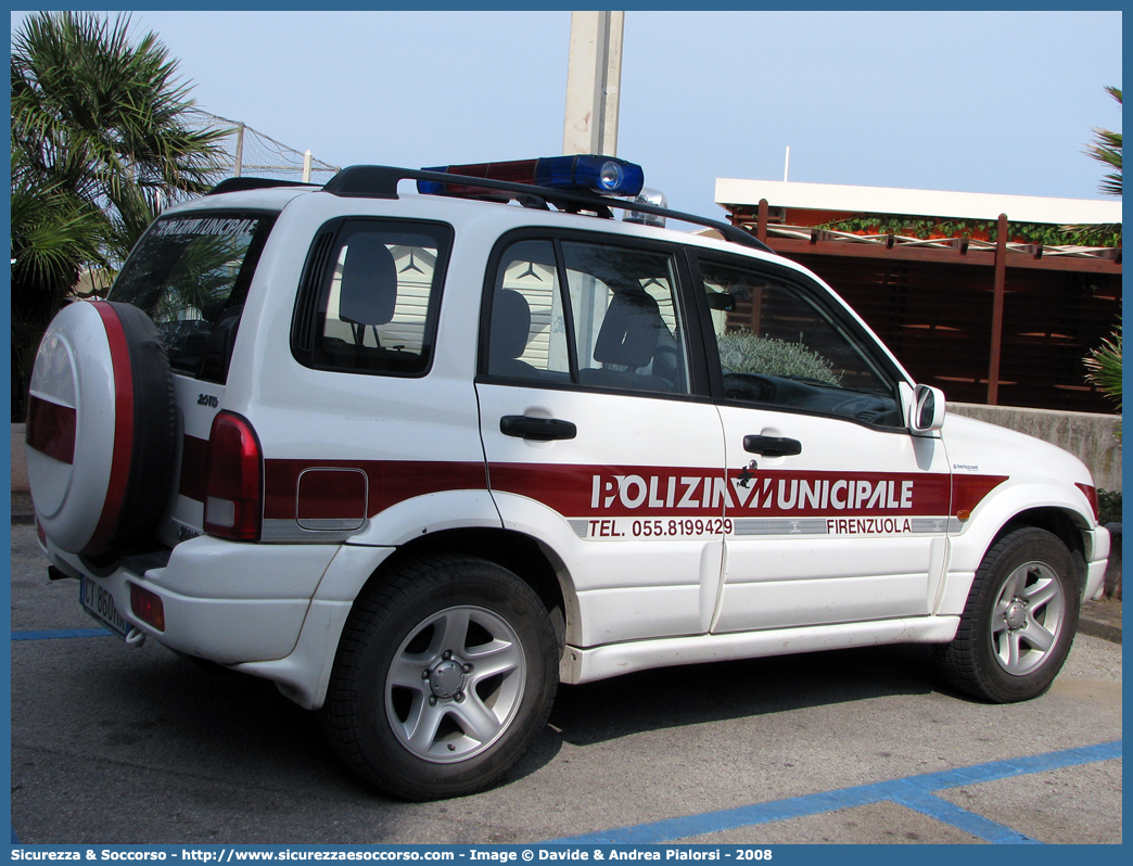 -
Polizia Municipale
Comune di Firenzuola
Suzuki Grand Vitara II serie
Allestitore Bertazzoni S.r.l.
Parole chiave: Polizia;Locale;Municipale;Firenzuola;Suzuki;Grand Vitara;Bertazzoni