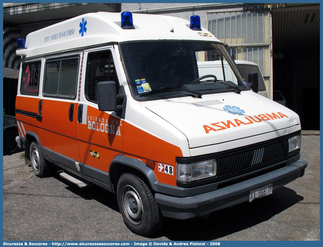 BO 2248
118 Bologna Soccorso
Fiat Ducato I serie restyling
Parole chiave: 118;Bologna;Soccorso;Ambulanza;Fiat;Ducato