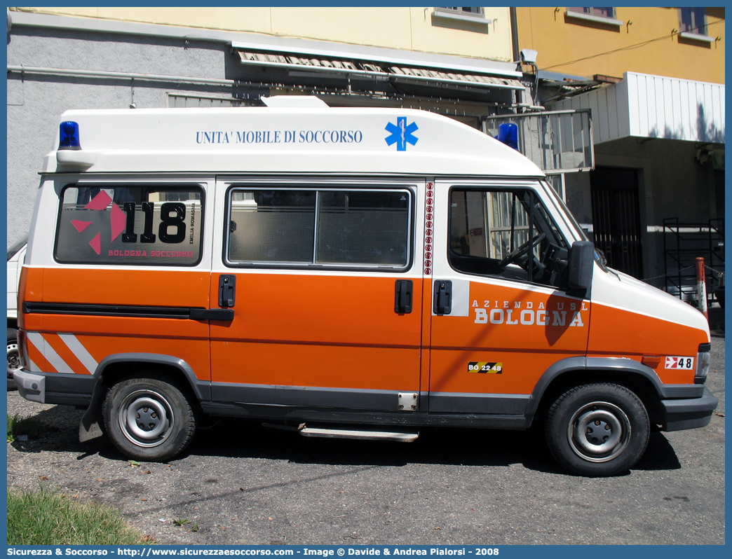 BO 2248
118 Bologna Soccorso
Fiat Ducato I serie restyling
Parole chiave: 118;Bologna;Soccorso;Ambulanza;Fiat;Ducato