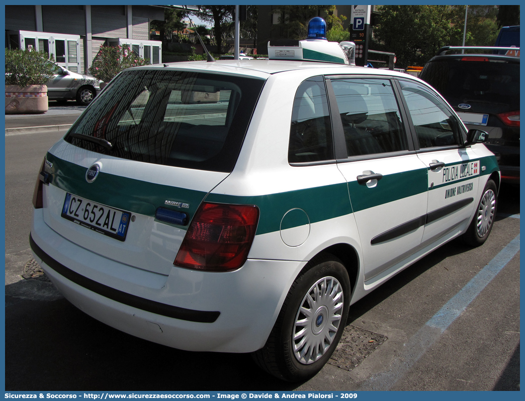 -
Polizia Locale
Unione Comuni Comunità Collinare Valtriversa
Fiat Stilo
Parole chiave: Polizia;Locale;Municipale;Valtriversa;Fiat;Stilo