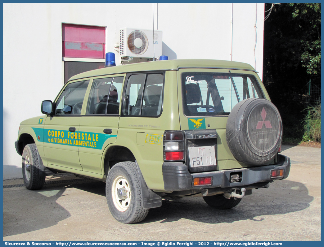 CFva F51 CA
Corpo Forestale
e di Vigilanza Ambientale
Regione Sardegna
Mitsubishi Pajero V20 LWB
Parole chiave: CFVA;C.F.V.A.;Corpo;Forestale;Vigilanza;Ambientale;Sardegna;Mitsubishi;Pajero;V20;LWB