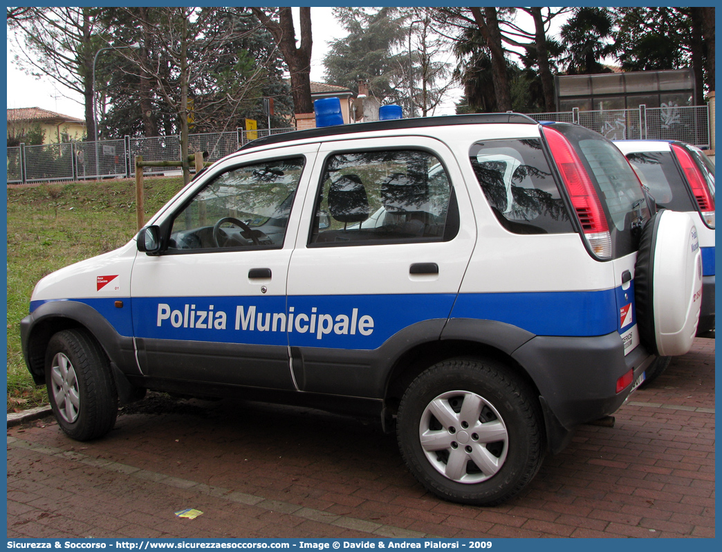 -
Polizia Municipale
Comune di Rocca San Casciano
Daihatsu Terios II serie
Parole chiave: Polizia;Locale;Municipale;Rocca San Casciano;Daihatsu;Terios