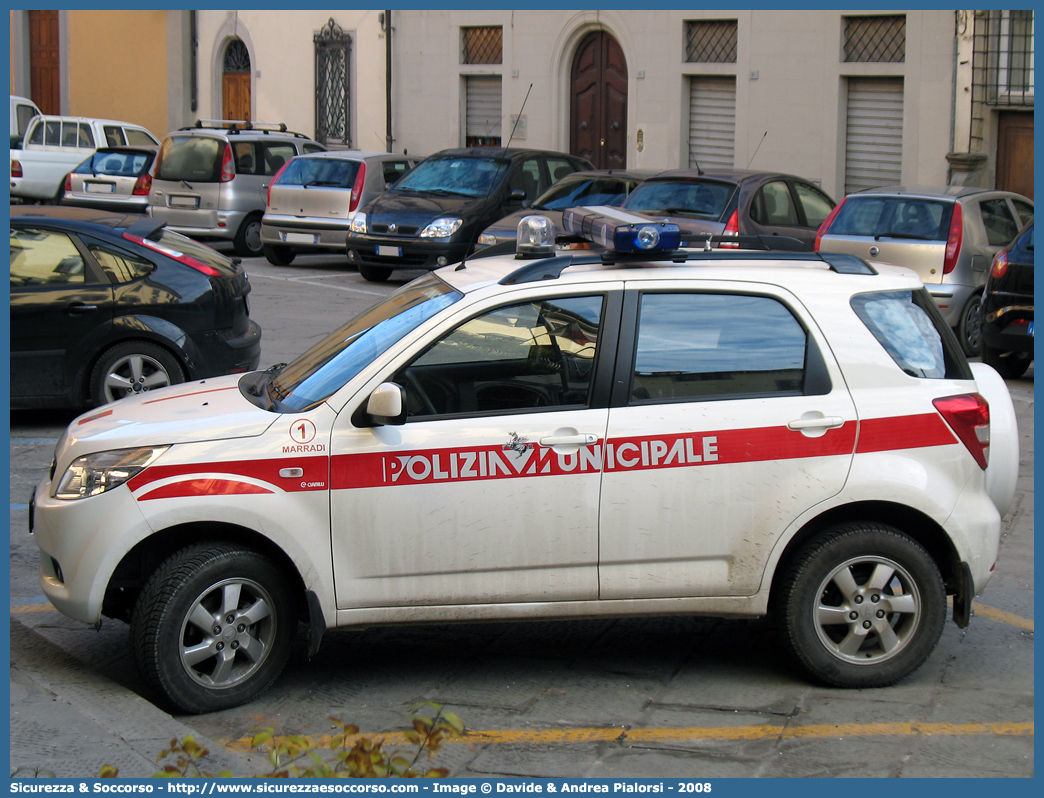 Polizia Locale YA914AA
Polizia Municipale
Comune di Marradi
Daihatsu Terios III serie
Parole chiave: Polizia;Locale;Municipale;Marradi;Daihatsu;Terios;YA914AA