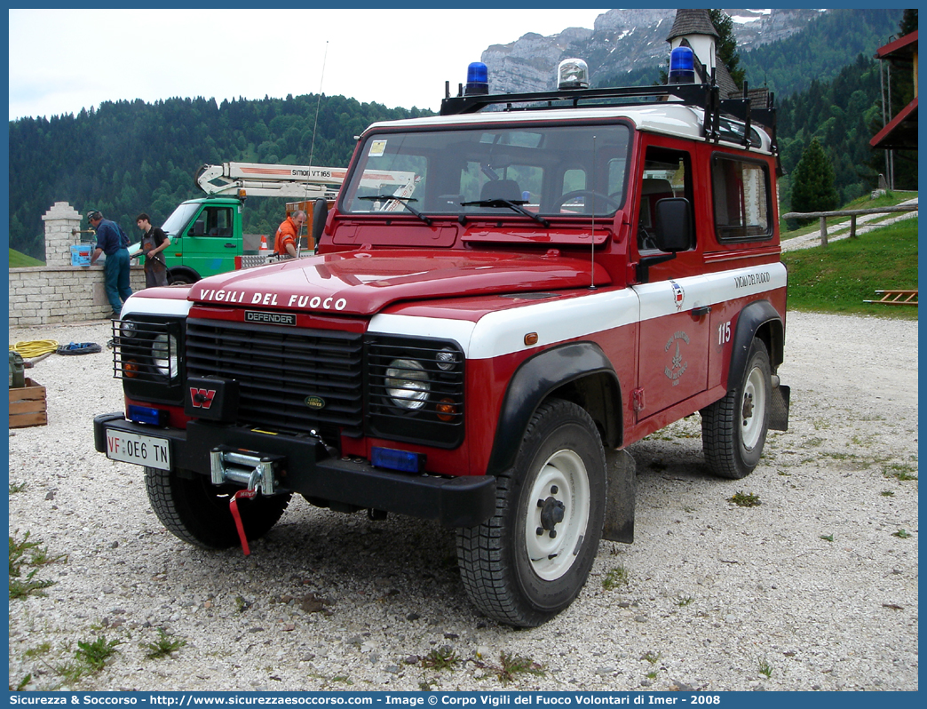 VF 0E6TN
Corpo Volontario Vigili del Fuoco Imer
Land Rover Defender 90
Parole chiave: VF;V.F.;Vigili del Fuoco;Vigili;Fuoco;Volontari;Imer;Land Rover;Defender 90;0E6TN