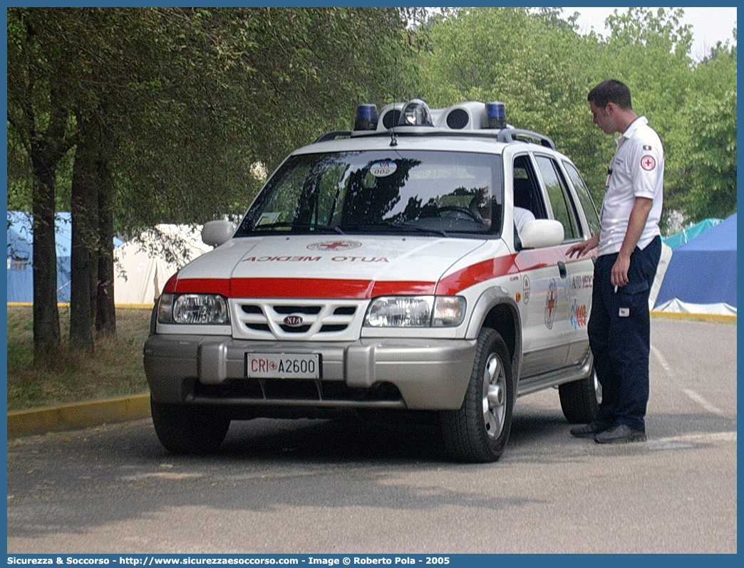 CRI A2600
Croce Rossa Italiana
Varese
Kia Sportage I serie
Parole chiave: CRI;C.R.I.;Croce Rossa Italiana;Automedica;Auto medica;Automedicalizzata;Auto medicalizzata;Kia;Sportage;Varese;A2600