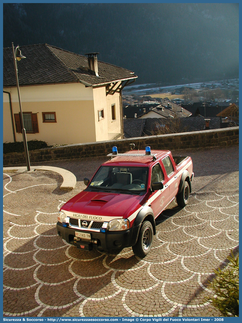 VF 1A3TN
Corpo Volontario Vigili del Fuoco Imer
Nissan Navara I serie restyling
Parole chiave: VF;V.F.;Vigili del Fuoco;Vigili;Fuoco;Volontari;Imer;Nissan;Navara II serie;1A3TN