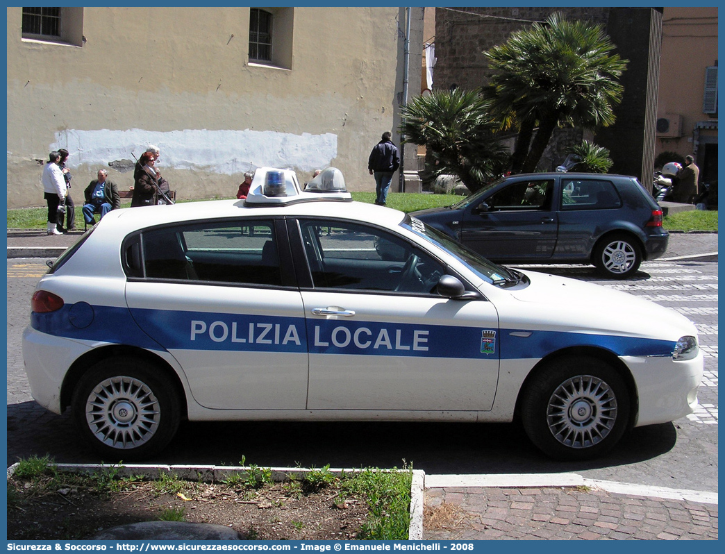 -
Polizia Locale
Comune di Viterbo
Alfa Romeo 147 II serie
Parole chiave: Polizia;Locale;Municipale;Viterbo;Alfa Romeo;147