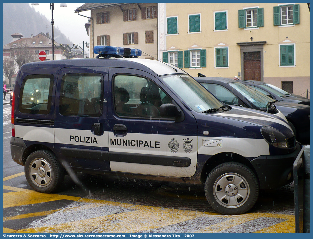 -
Polizia Municipale
Comune di Predazzo
Renault Kangoo 4x4 II serie
Parole chiave: Polizia;Locale;Municipale;Predazzo;Renault;Kangoo