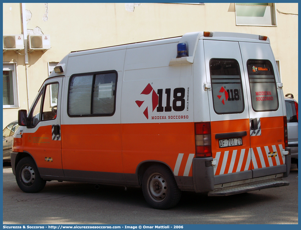 MO 1611
118 Modena Soccorso
Fiat Ducato II serie
Parole chiave: 118;Modena;Soccorso;Ambulanza;Fiat;Ducato