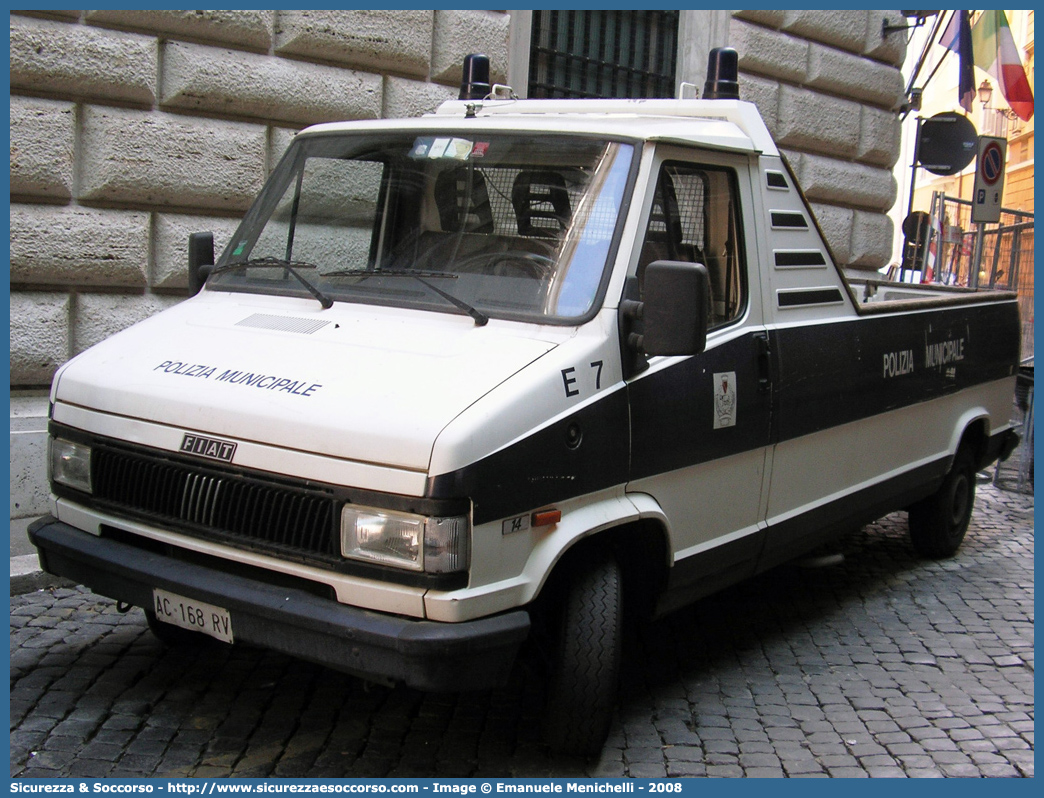 -
Polizia Municipale
Comune di Roma
Fiat Ducato I serie restyling
Parole chiave: Polizia;Locale;Municipale;Roma;Fiat;Ducato