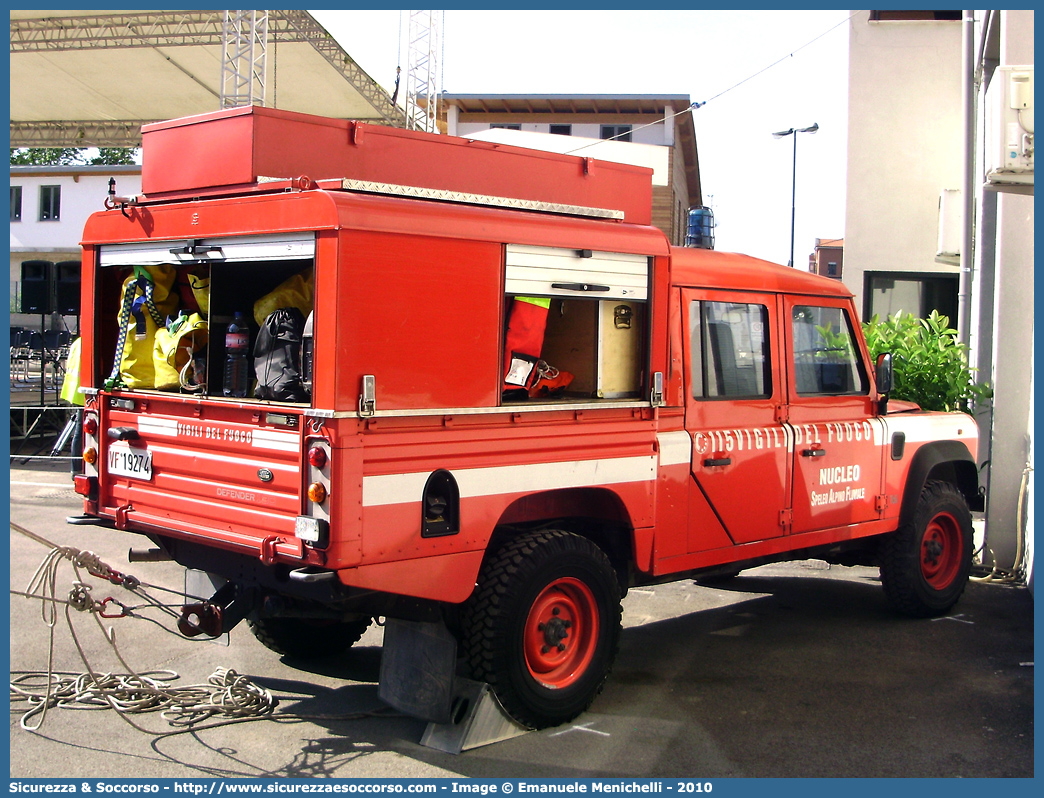 VF 19274
Corpo Nazionale Vigili del Fuoco
Nucleo Speleo Alpino Fluviale
Land Rover Defender 130
Parole chiave: VVF;V.V.F.;Corpo;Nazionale;Vigili;del;Fuoco;Land Rover;Defender;130;SAF;S.A.F.;Speleo;Alpino;Fluviale