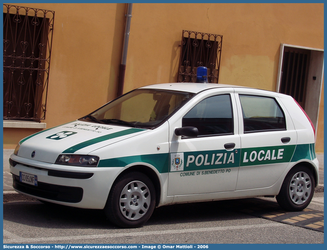 -
Polizia Locale
Comune di San Benedetto Po
Fiat Punto II serie
Parole chiave: Polizia;Locale;Municipale;San Benedetto Po;Fiat;Punto