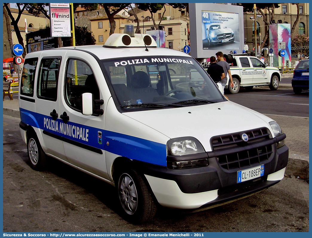 -
Polizia Municipale
Comune di Viterbo
Fiat Doblò I serie
Parole chiave: Polizia;Locale;Municipale;Viterbo;Fiat;Doblò